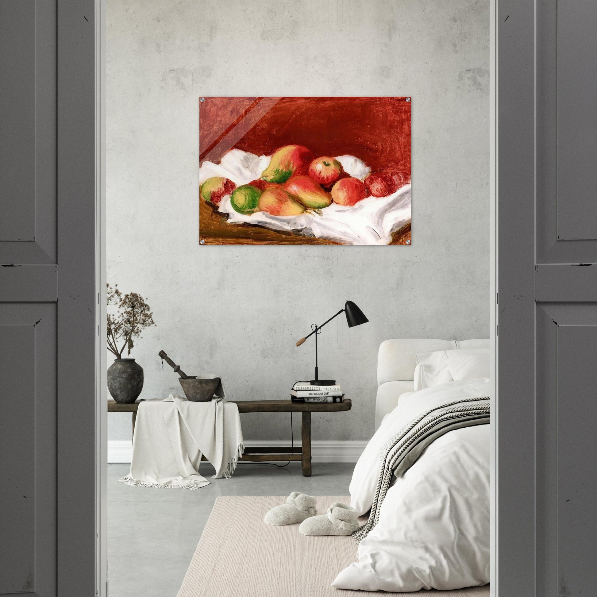 Pears and Apples - Pierre-Auguste Renoir Acrylic Print - 70x100 cm / 28x40″ inches | Pierre-Auguste Renoir Wall Art | Pierre-Auguste Renoir Prints