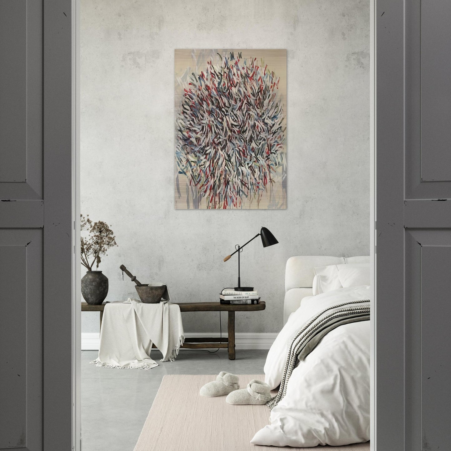 Abstract 2 - 1982 - Robert Goodnough Brushed Aluminum Print - 70x100 cm / 28x40 inches | Robert Goodnough Aluminum Print | Robert Goodnough Prints