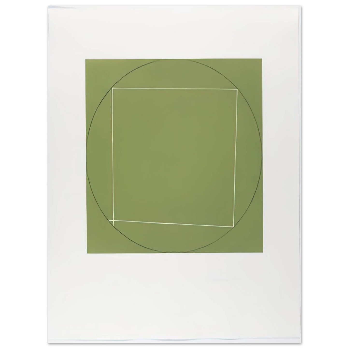 Robert Mangold - UNTITLED FROM SEVEN AQUATINTS 1973  75x100 cm / 30x40inches Fine Art Poster