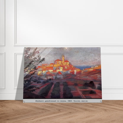 CADAQUES SEEN FROM BEHIND - Salvador Dali Acrylic Print - 70x100 cm / 28x40″ inches | Salvador Dali Wall Art | Salvador Dali Prints