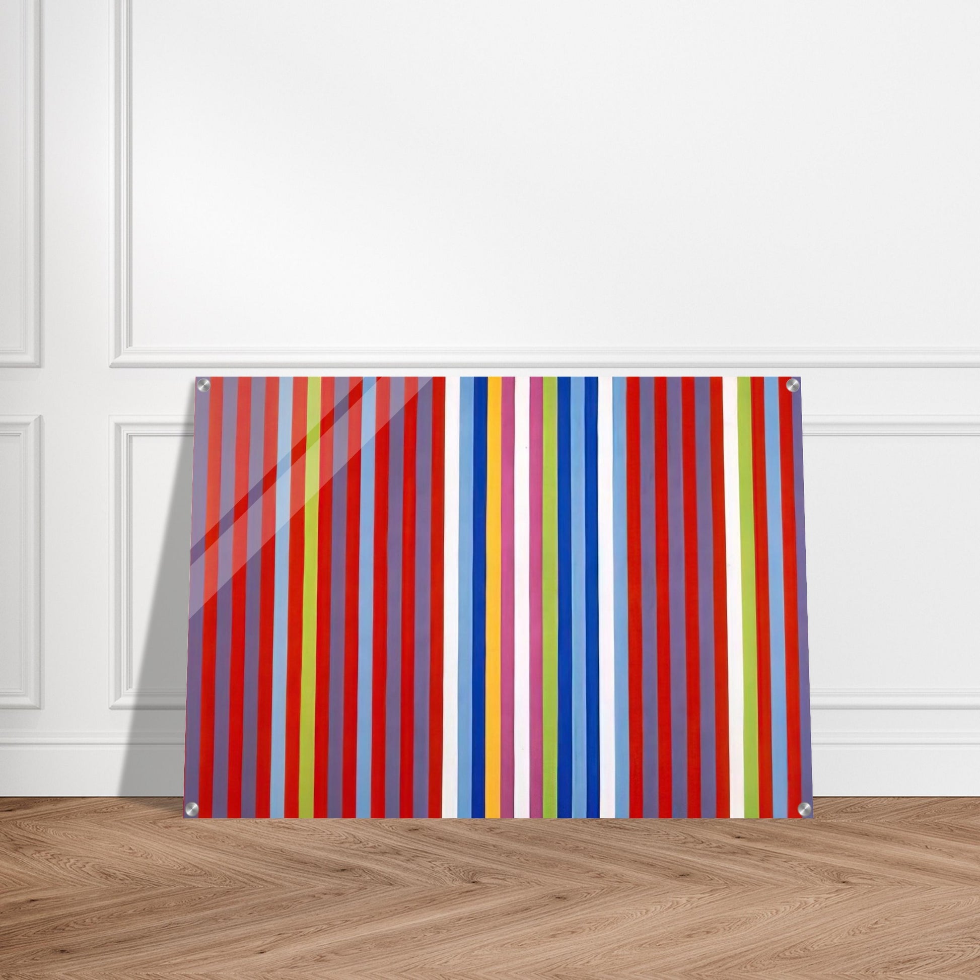 Pepper Pot - 1966 - Gene Davis Acrylic Print - 70x100 cm / 28x40″ inches