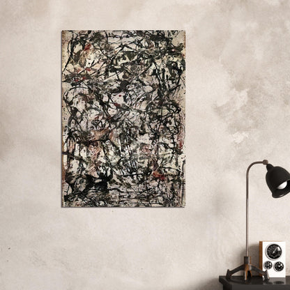 ENCHANTED FOREST 1947 - Jackson Pollock Brushed Aluminum Print - 70x100 cm / 28x40 inches | Jackson Pollock Aluminum Print | Jackson Pollock Prints