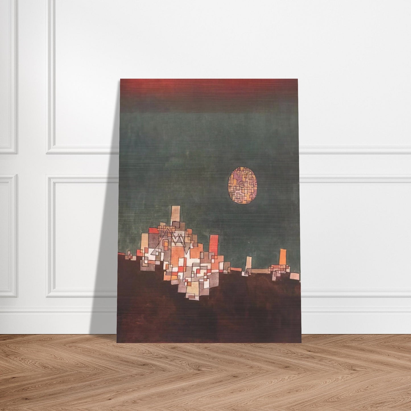 CHOSEN SITE 1940 - Paul Klee Brushed Aluminum Print - 70x100 cm / 28x40 inches | Paul Klee Aluminum Print | Paul Klee Prints