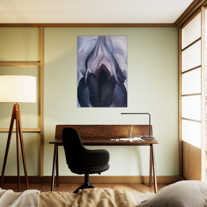 Black Iris III - Georgia O'Keeffe Brushed Aluminum Print - 70x100 cm / 28x40 inches | Georgia O'Keeffe Aluminum Print | Georgia O'Keeffe Prints