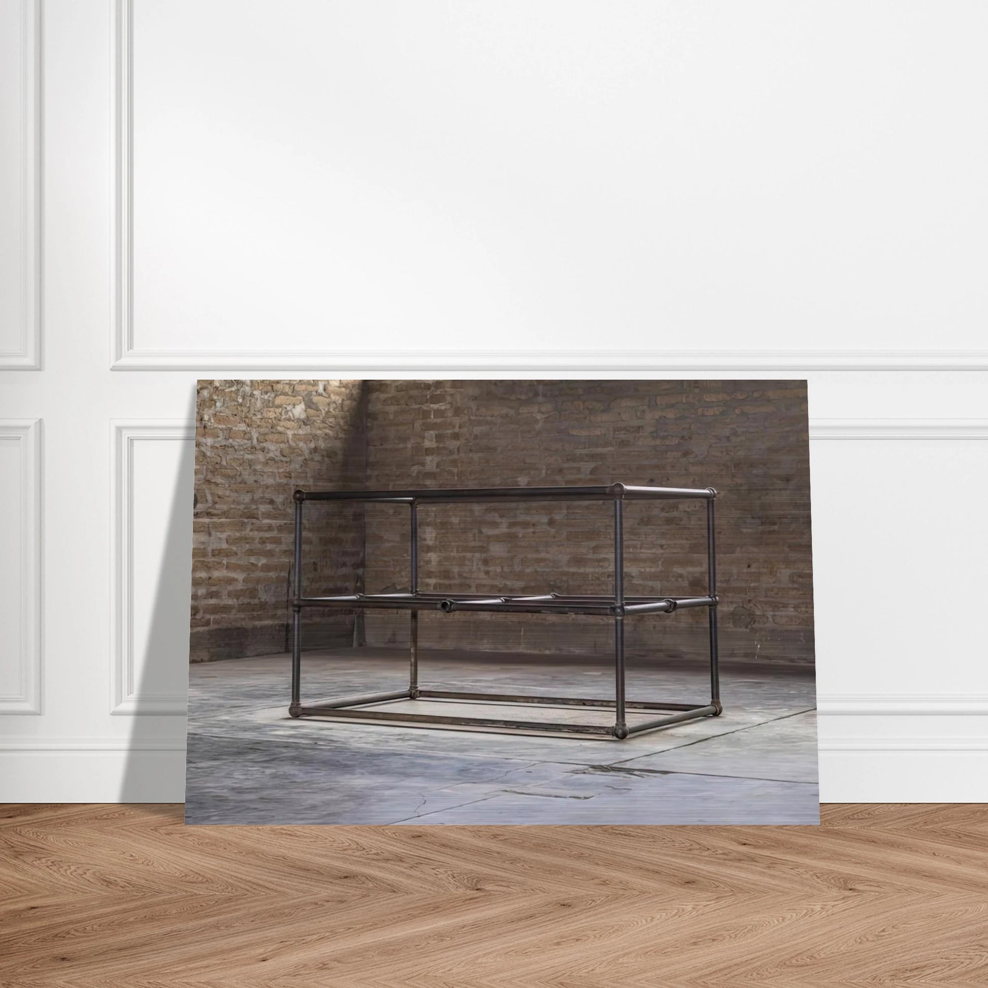 To Dave Shackman - 1964 - Donald Judd Brushed Aluminum Print - 70x100 cm / 28x40 inches | Donald Judd Aluminum Print | Donald Judd Prints