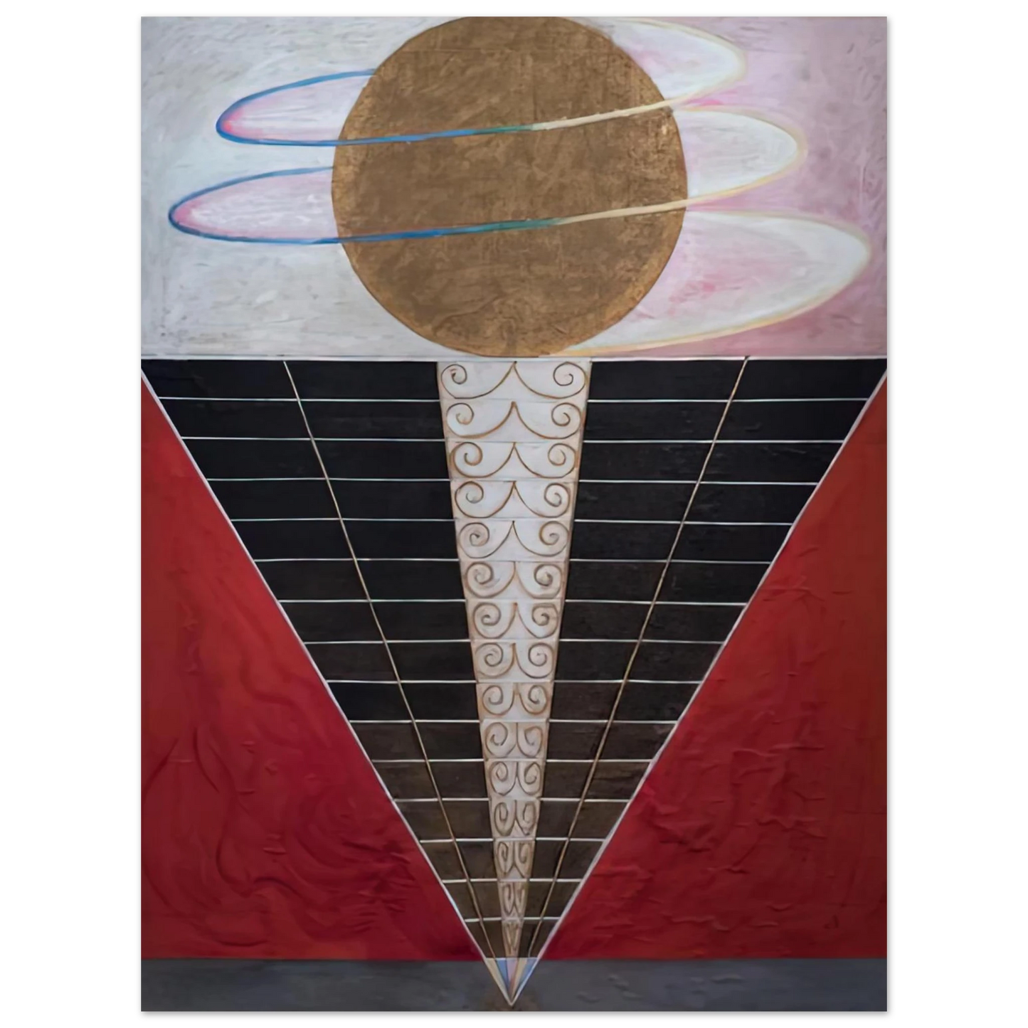 Hilma af Klint - ALTARPIECE NO 2 1915 Wall art - 27x35 cm / 11x14 inches - Fine Art Poster-canvas - -