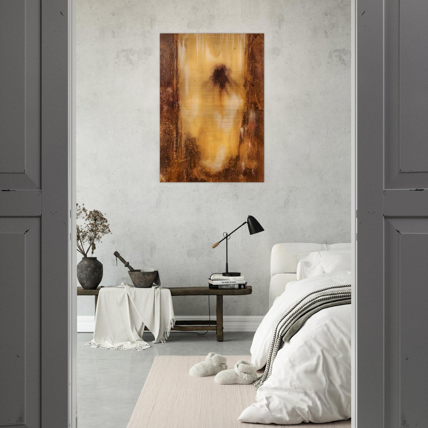 Homage of Melville - Abstract Expressionism - Paul Jenkins Brushed Aluminum Print - 70x100 cm / 28x40 inches | Paul Jenkins Aluminum Print | Paul Jenkins Prints