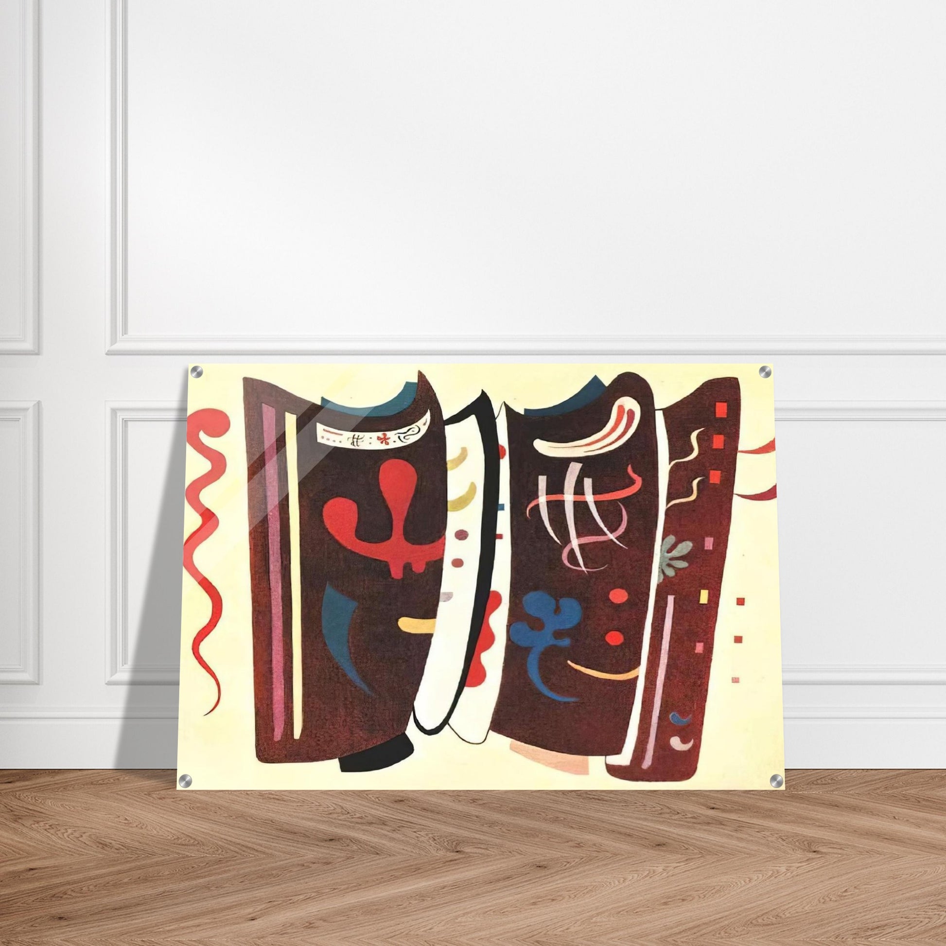 BROWN WITH SUPPLEMENT 1935 - Wassily Kandinsky Acrylic Print - 70x100 cm / 28x40″ inches