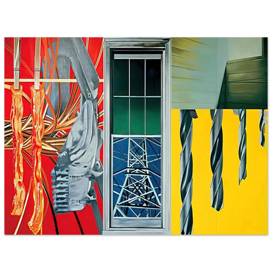 James Rosenquist - Industrial Cottage  75x100 cm / 30x40inches Fine Art Poster