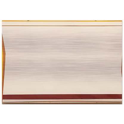 White 7 - 1963 - Larry Zox Brushed Aluminum Print - 70x100 cm / 28x40 inches | Larry Zox Aluminum Print | Larry Zox Prints