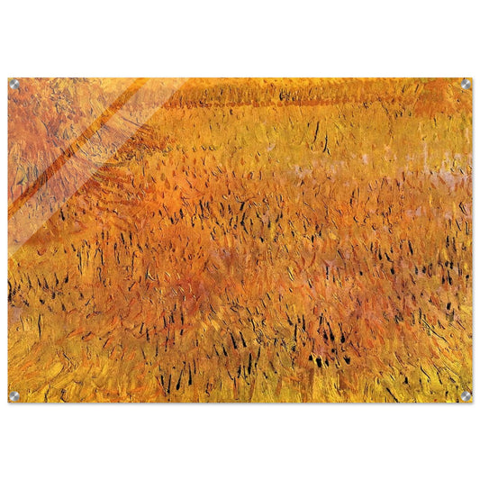 Arles View from the Wheat Fields - Vincent van Gogh Acrylic Print - 70x100 cm / 28x40″ inches | Vincent van Gogh Wall Art | Vincent van Gogh Prints