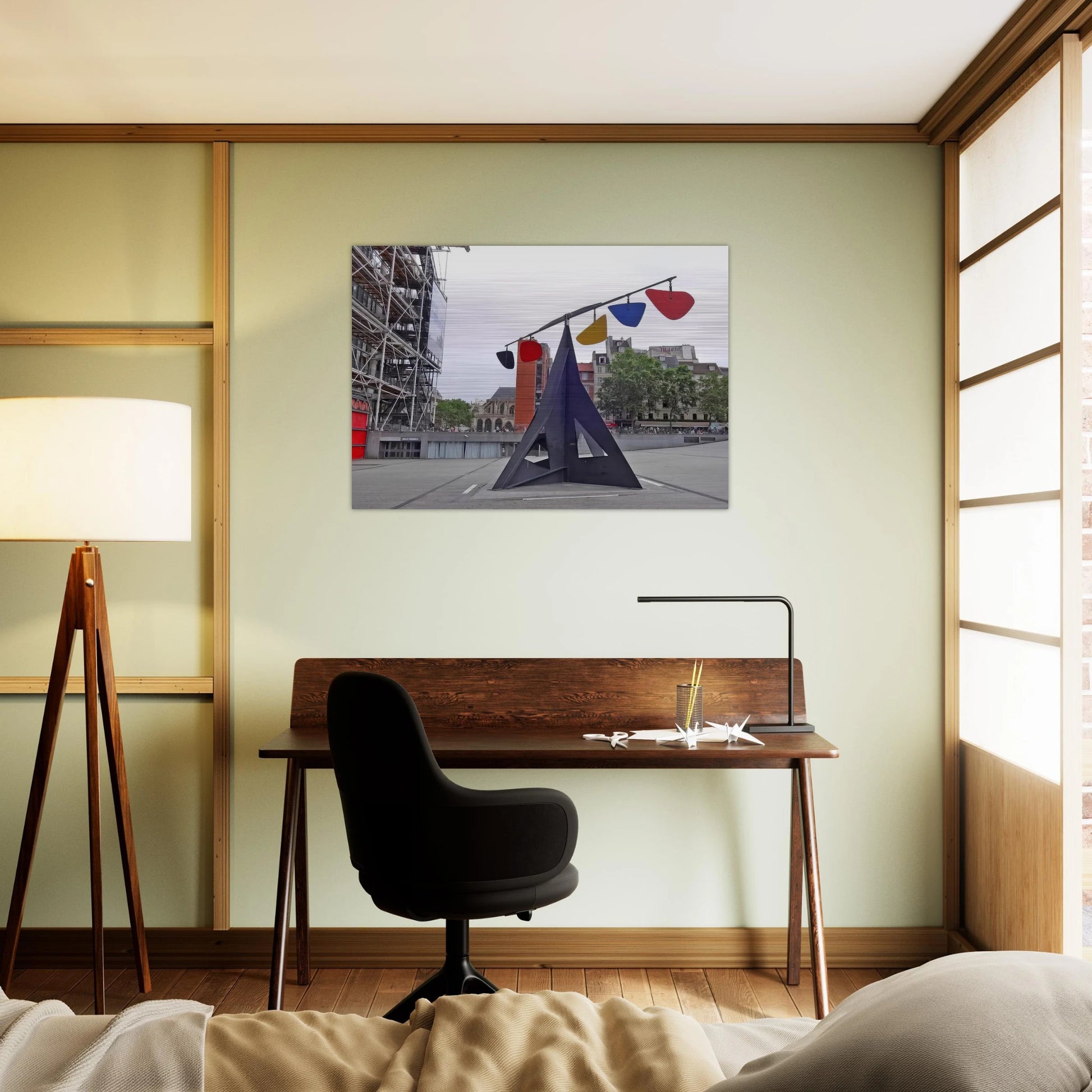 HORIZONTAL 1974 - Alexander Calder Brushed Aluminum Print - 70x100 cm / 28x40 inches | Alexander Calder Aluminum Print | Alexander Calder Prints