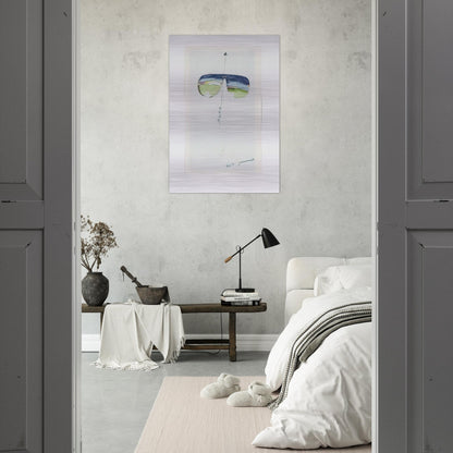 Untitled Glasses - 1973 - Mario Schifano Brushed Aluminum Print - 70x100 cm / 28x40 inches | Mario Schifano Aluminum Print | Mario Schifano Prints
