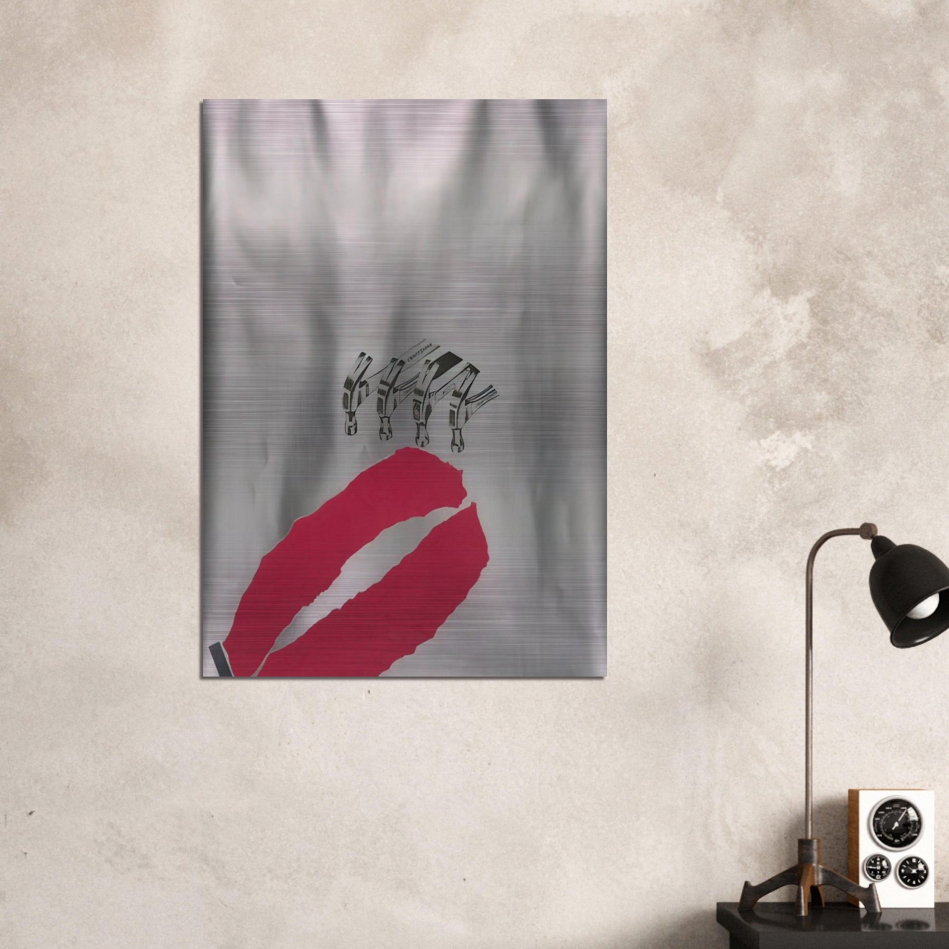 TOOL BOX 4 1966 - Jim Dine Brushed Aluminum Print - 70x100 cm / 28x40 inches | Jim Dine Aluminum Print | Jim Dine Prints
