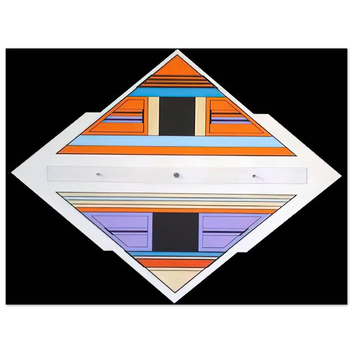 Carmelo Arden Quin - Elan - 1989  75x100 cm / 30x40inches Fine Art Poster