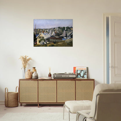 Gloucester Harbor - Edward Hopper Brushed Aluminum Print - 70x100 cm / 28x40 inches | Edward Hopper Aluminum Print | Edward Hopper Prints