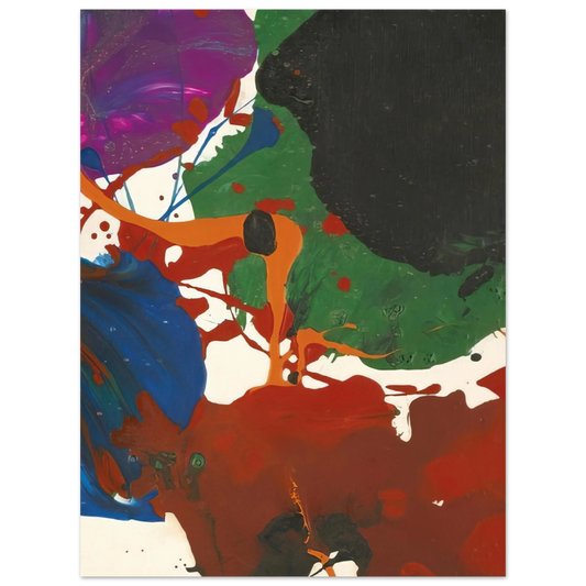 Sam Francis - Untitled  Los Angeles   75x100 cm / 30x40inches Fine Art Poster