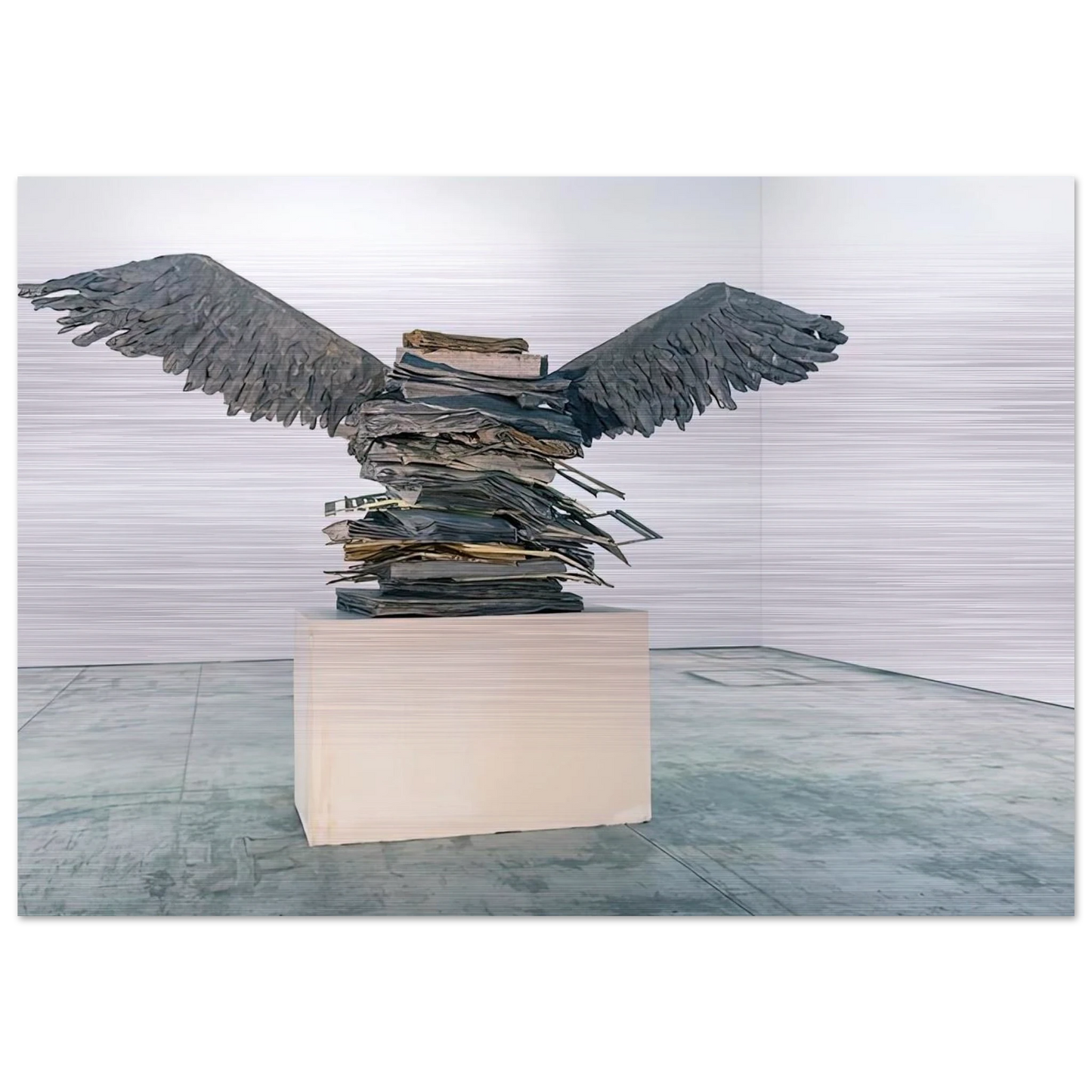 THE LANGUAGE OF THE BIRDS 2013 - Anselm Kiefer Brushed Aluminum Print - 70x100 cm / 28x40 inches | Anselm Kiefer Aluminum Print | Anselm Kiefer Prints