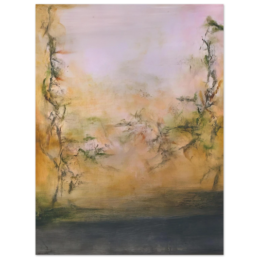 Zao Wou-Ki - 25 5 2001 2001  75x100 cm / 30x40inches Fine Art Poster