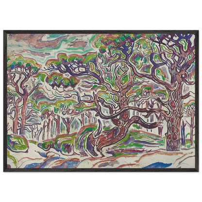 Walter Inglis Anderson - Walter Anderson Wall art - 40x50 cm / 16x20 Inches - Premium Wooden Framed Poster With Fine Art Paper - White frame