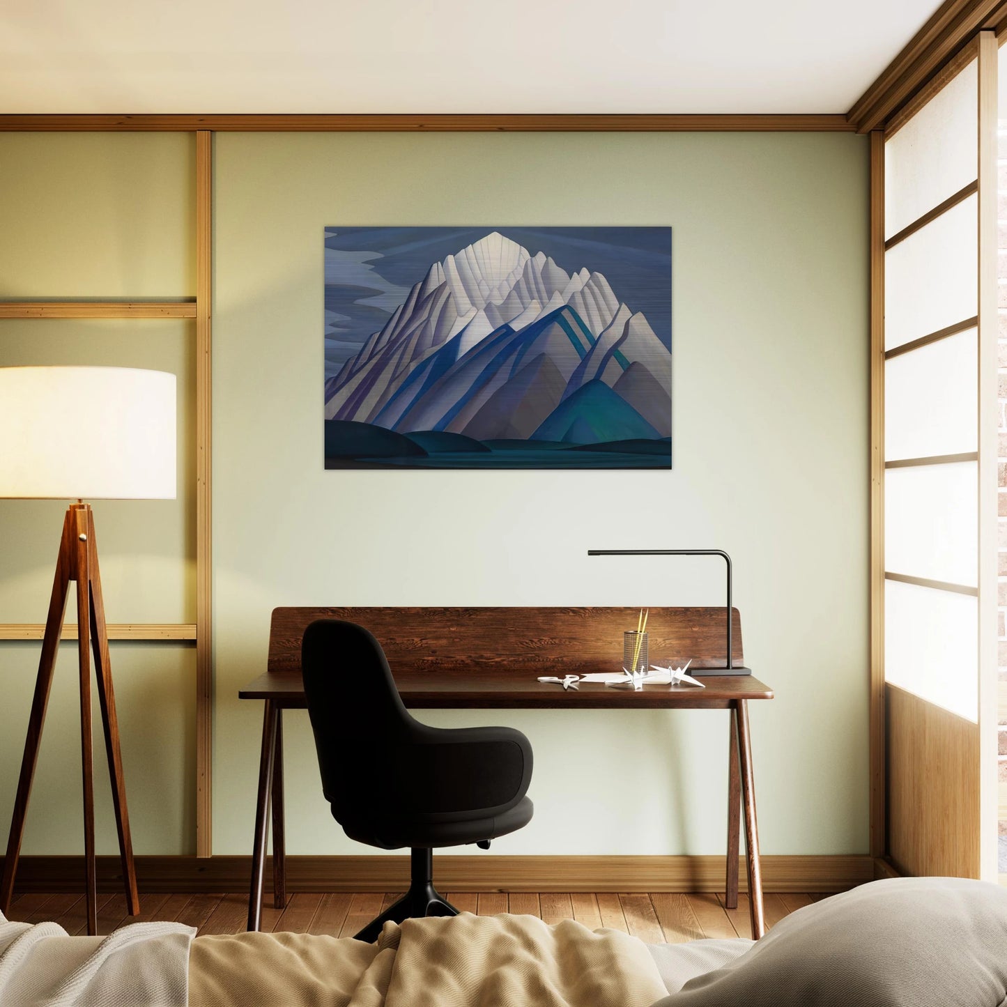 Mountain Forms - 1926 - Lawren Harris Brushed Aluminum Print - 70x100 cm / 28x40 inches | Lawren Harris Aluminum Print | Lawren Harris Prints