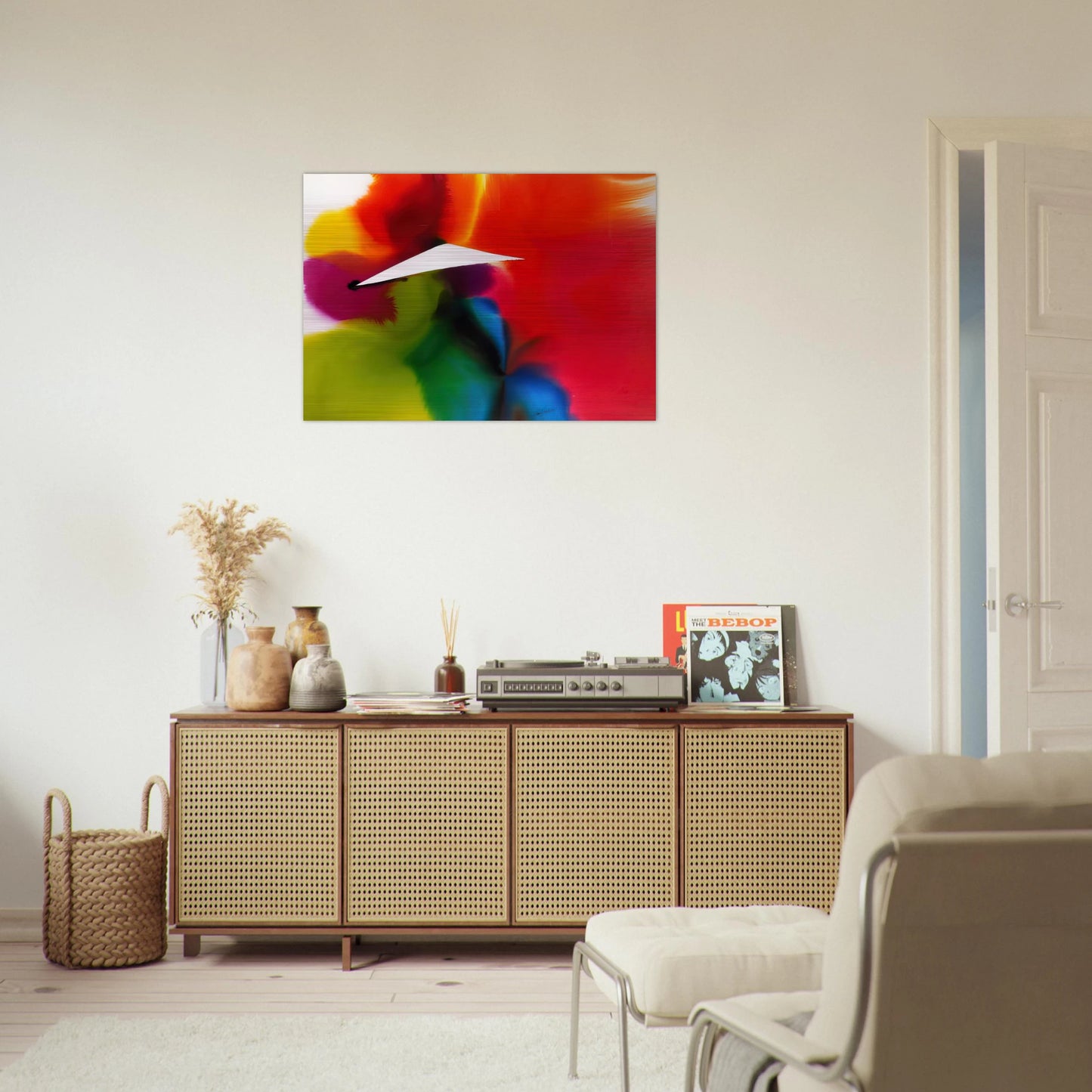 Phenomena French West Indies - Paul Jenkins Brushed Aluminum Print - 70x100 cm / 28x40 inches | Paul Jenkins Aluminum Print | Paul Jenkins Prints
