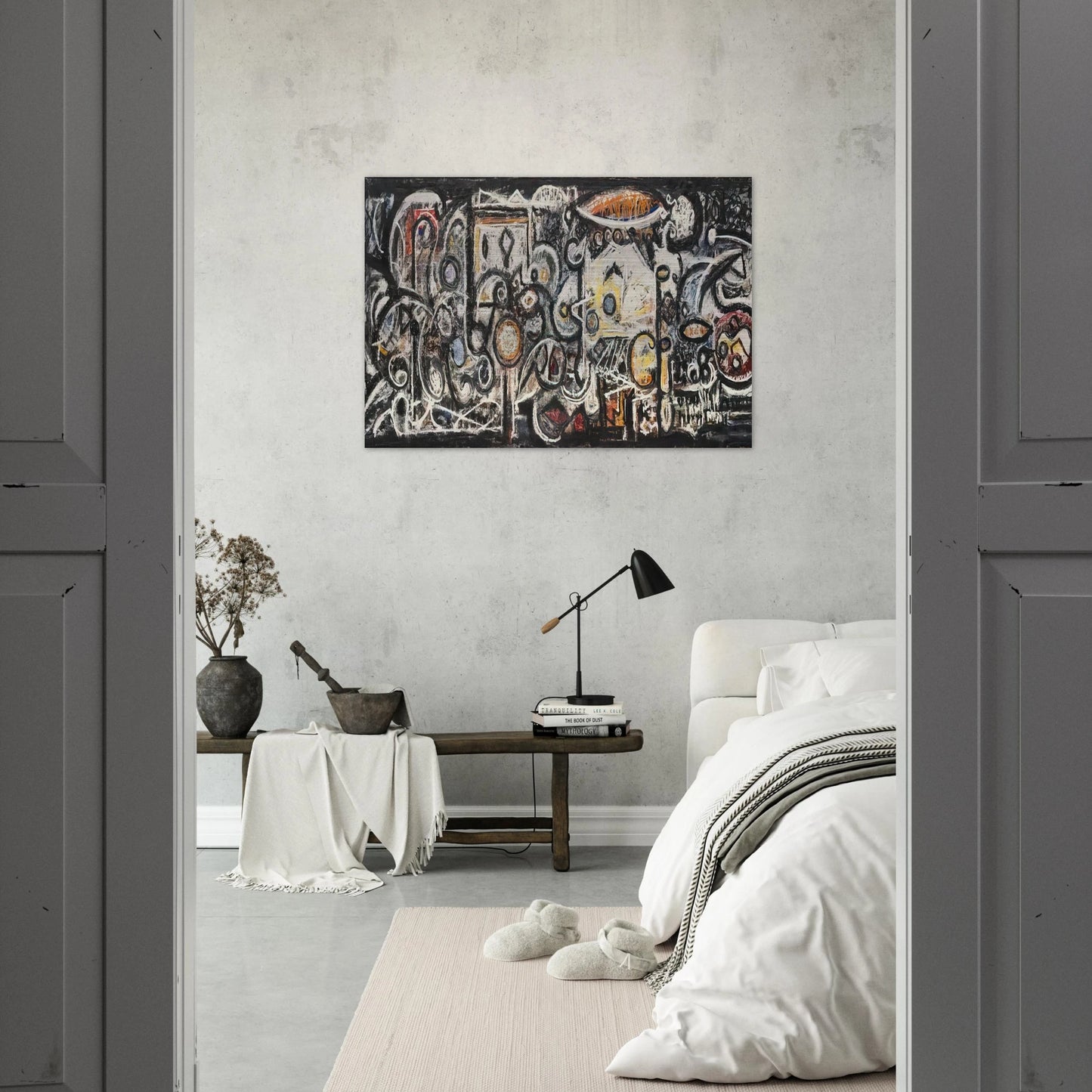 Fugue Number 2 - Richard Pousette-Dart Brushed Aluminum Print - 70x100 cm / 28x40 inches | Richard Pousette-Dart Aluminum Print | Richard Pousette-Dart Prints