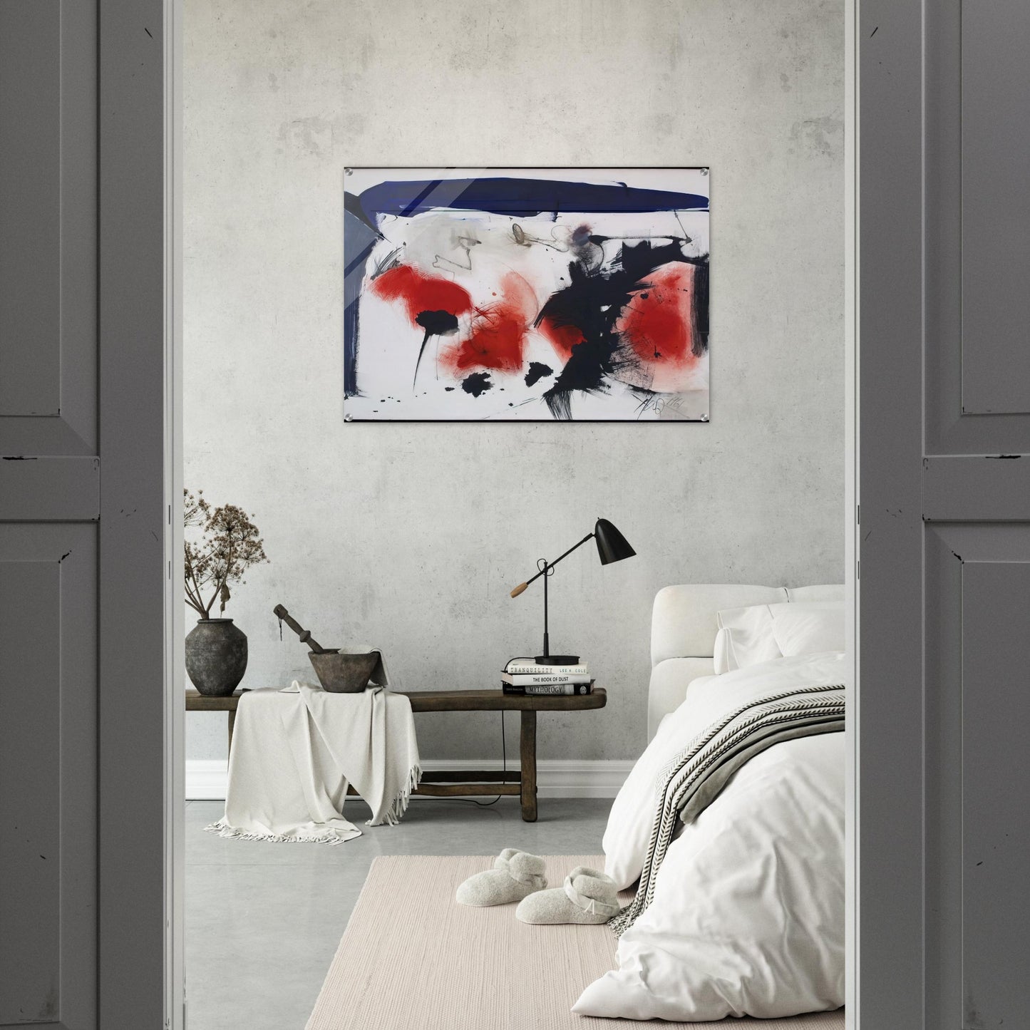 Untitled #10 - 1986 - Hassel Smith Acrylic Print - 70x100 cm / 28x40″ inches