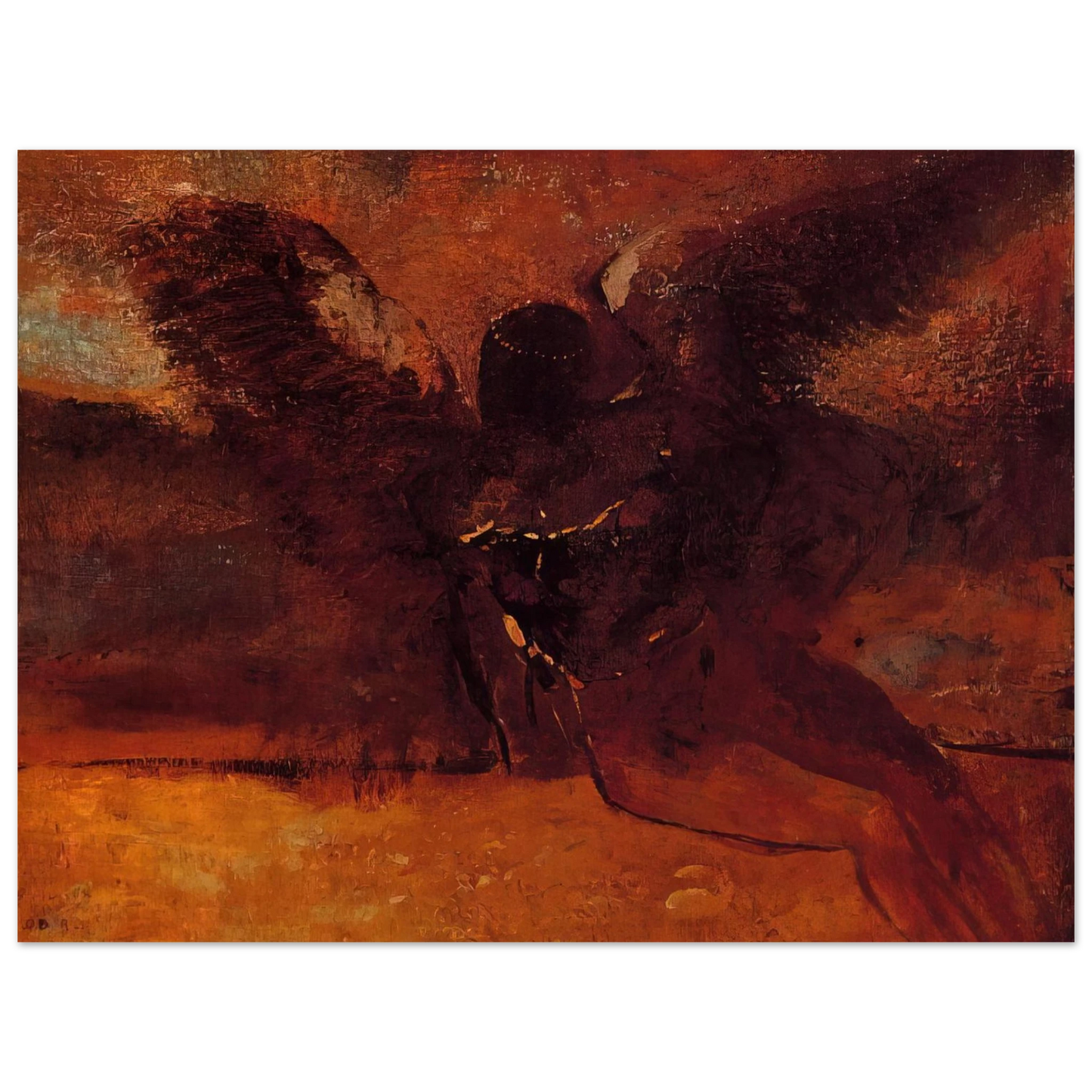 Pablo Picasso - The Fall of Icarus - 1958  75x100 cm / 30x40inches Fine Art Poster