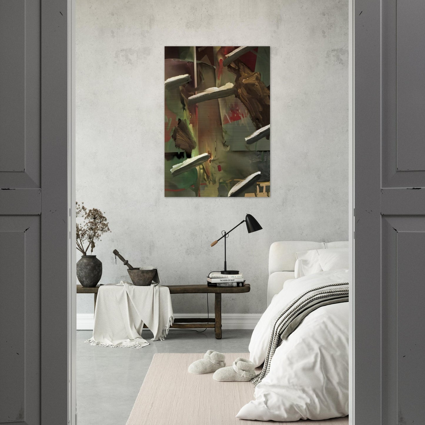 ABSTRAKTES BILD ABSTRACT PAINTING 1976 - Gerhard Richter Brushed Aluminum Print - 70x100 cm / 28x40 inches | Gerhard Richter Aluminum Print | Gerhard Richter Prints