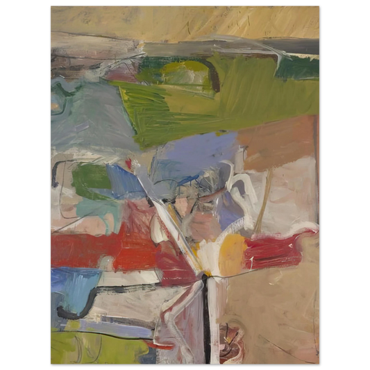 Richard Diebenkorn - Berkeley #23  75x100 cm / 30x40inches Fine Art Poster