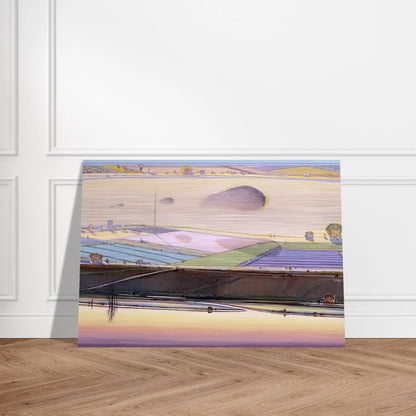 River Cloud - 2002 - Wayne Thiebaud Brushed Aluminum Print - 70x100 cm / 28x40 inches | Wayne Thiebaud Aluminum Print | Wayne Thiebaud Prints