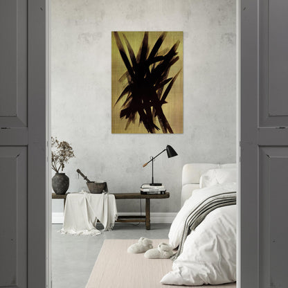 Untitled T1955-23 - 1955 - Hans Hartung Brushed Aluminum Print - 70x100 cm / 28x40 inches | Hans Hartung Aluminum Print | Hans Hartung Prints