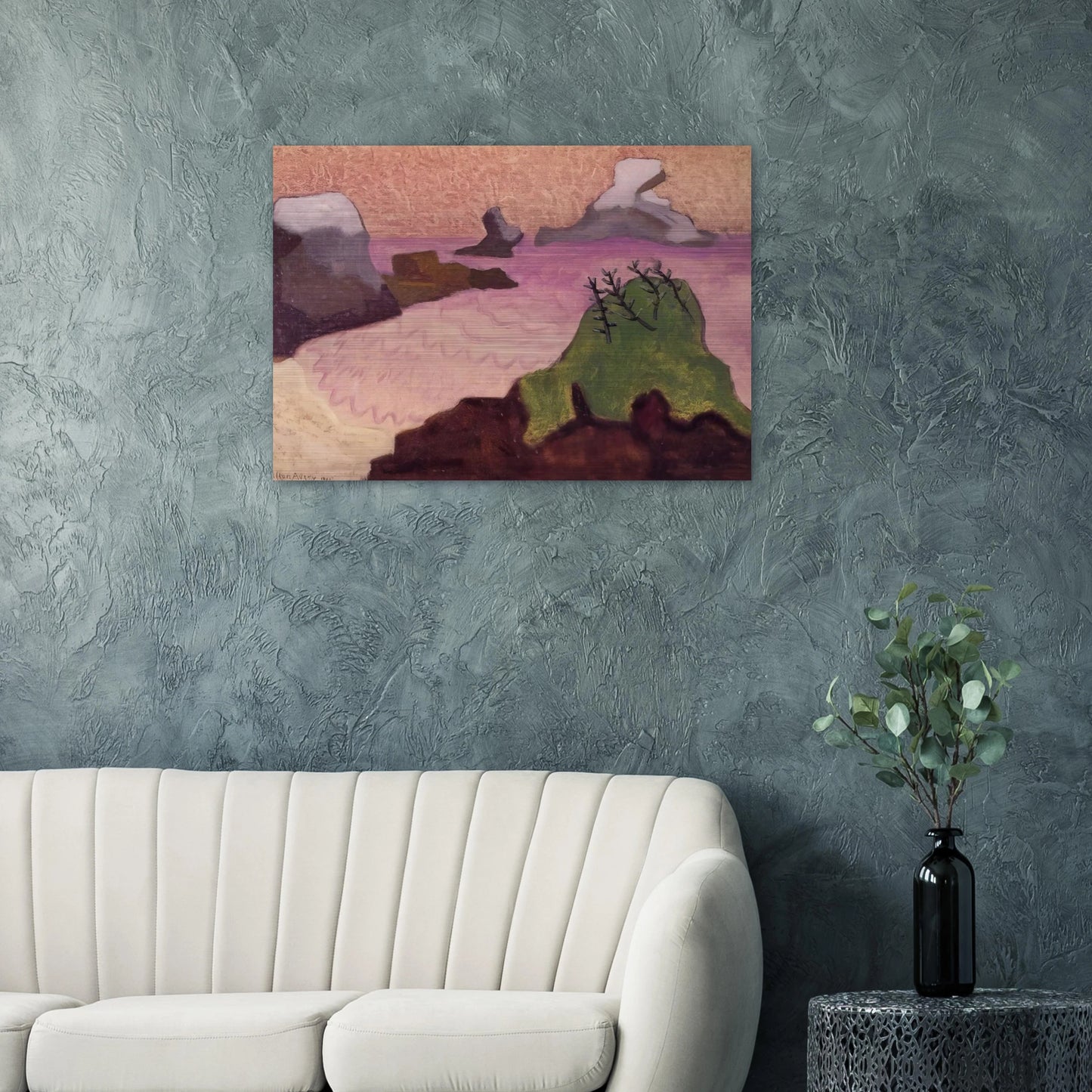 Oregon Coast - 1947 - Milton Avery Brushed Aluminum Print - 70x100 cm / 28x40 inches | Milton Avery Aluminum Print | Milton Avery Prints