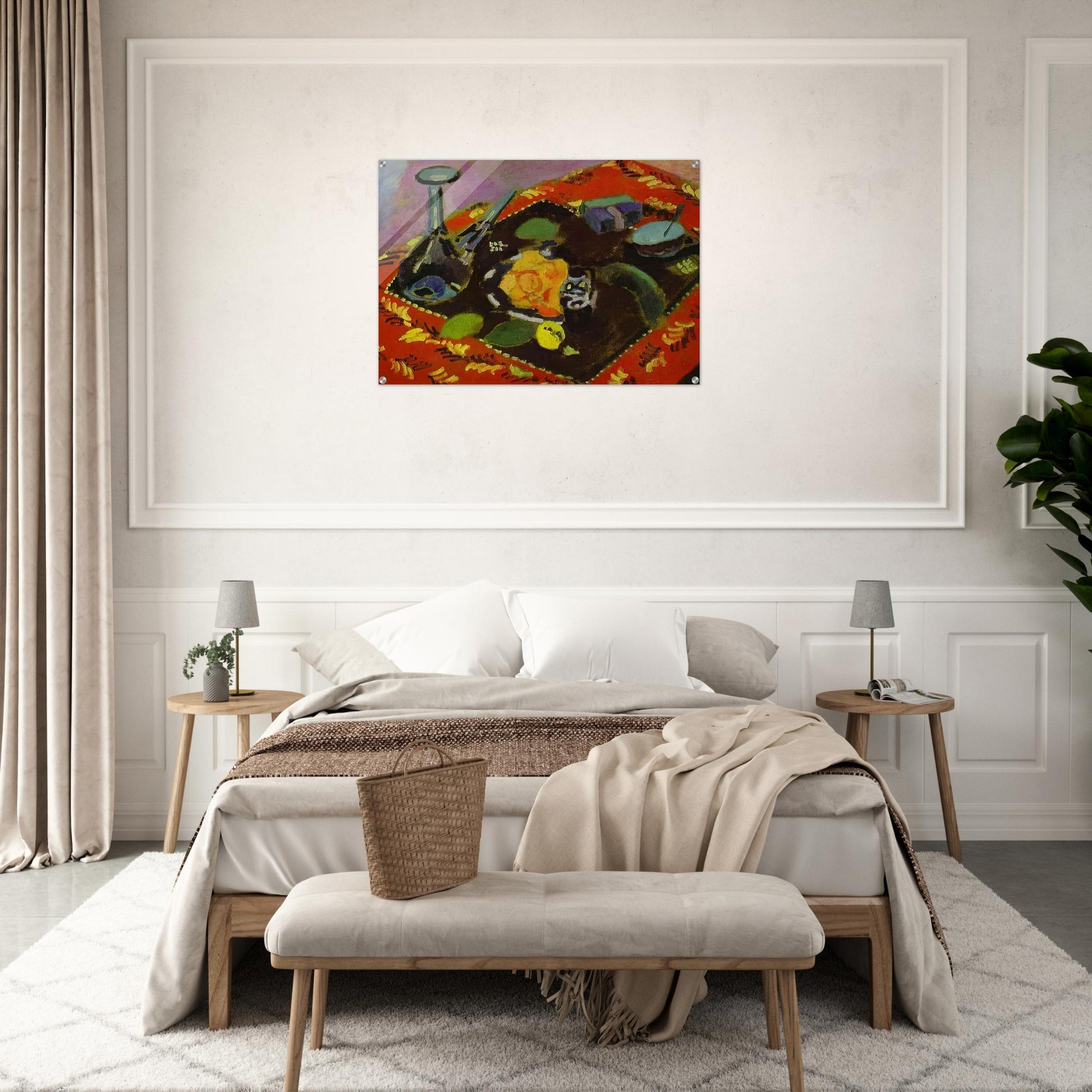DISHES AND FRUIT 1906 - Henri Matisse Acrylic Print - 70x100 cm / 28x40″ inches