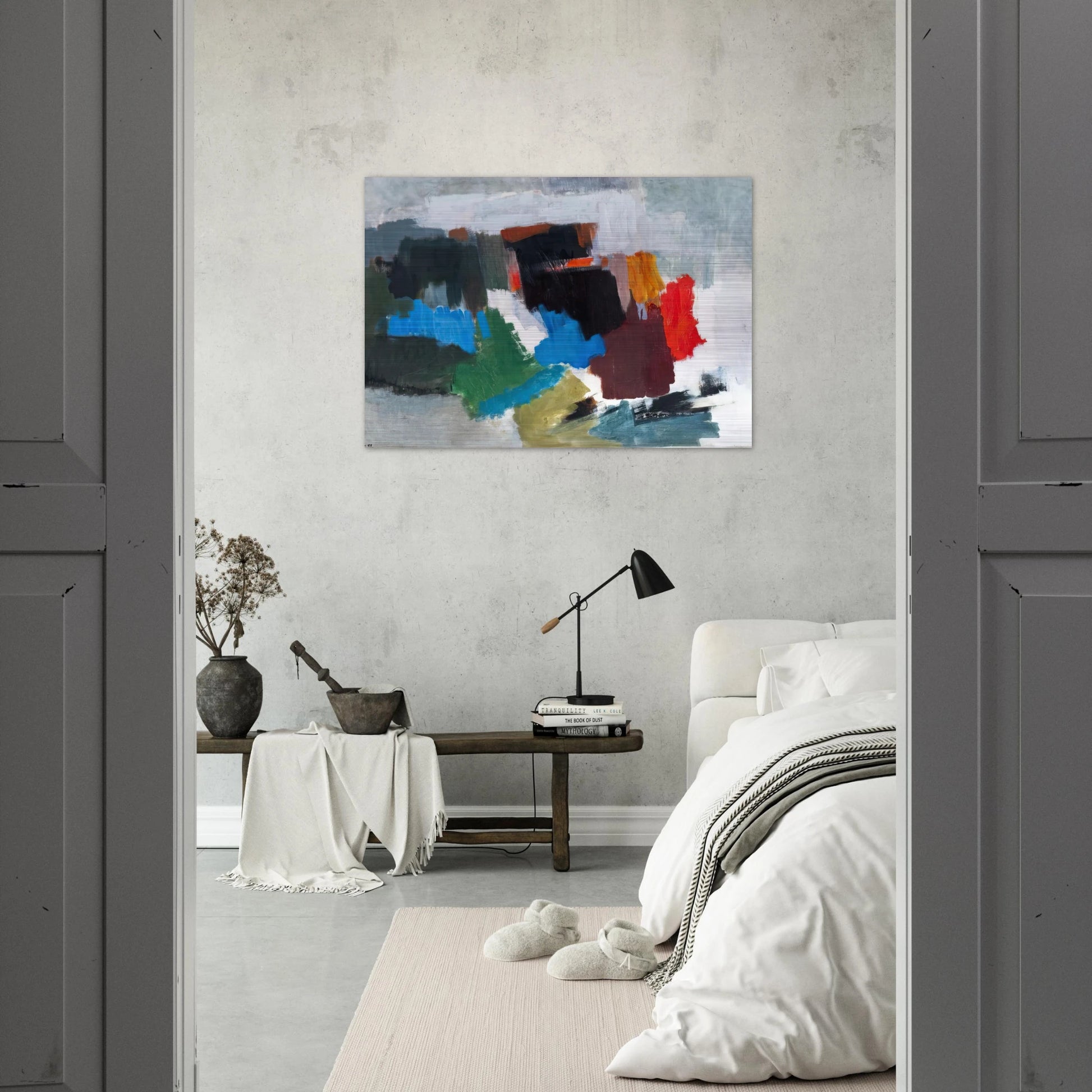 Sommitelma - 1967 - Tove Jansson Brushed Aluminum Print - 70x100 cm / 28x40 inches | Tove Jansson Aluminum Print | Tove Jansson Prints