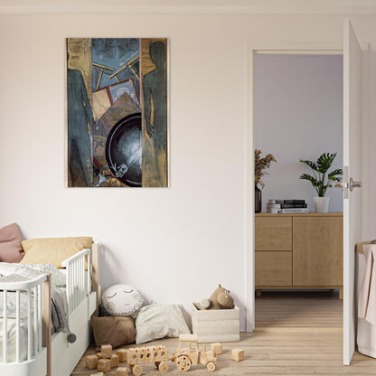 FALL - Jasper Johns Brushed Aluminum Print - 70x100 cm / 28x40 inches | Jasper Johns Aluminum Print | Jasper Johns Prints