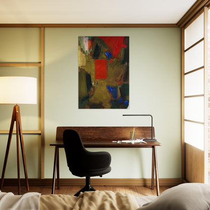 Profound Longing - Hans Hofmann Brushed Aluminum Print - 70x100 cm / 28x40 inches | Hans Hofmann Aluminum Print | Hans Hofmann Prints