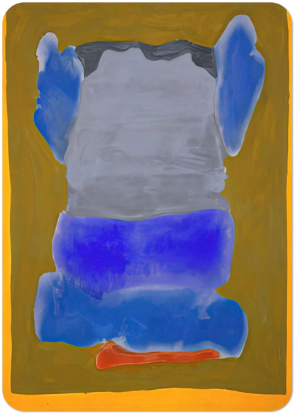 Buddha s Court - 1964 By Helen Frankenthaler Pack of 10 Post Cards | Helen Frankenthaler Post Cards | A6 (10.5 x 14.8 cm) - 4.1 x 5.8 inches