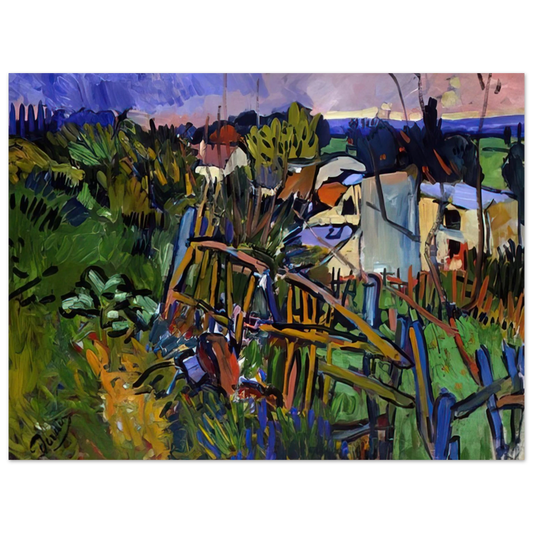 Andre Derain - LANDSCAPE 1906  75x100 cm / 30x40inches Fine Art Poster