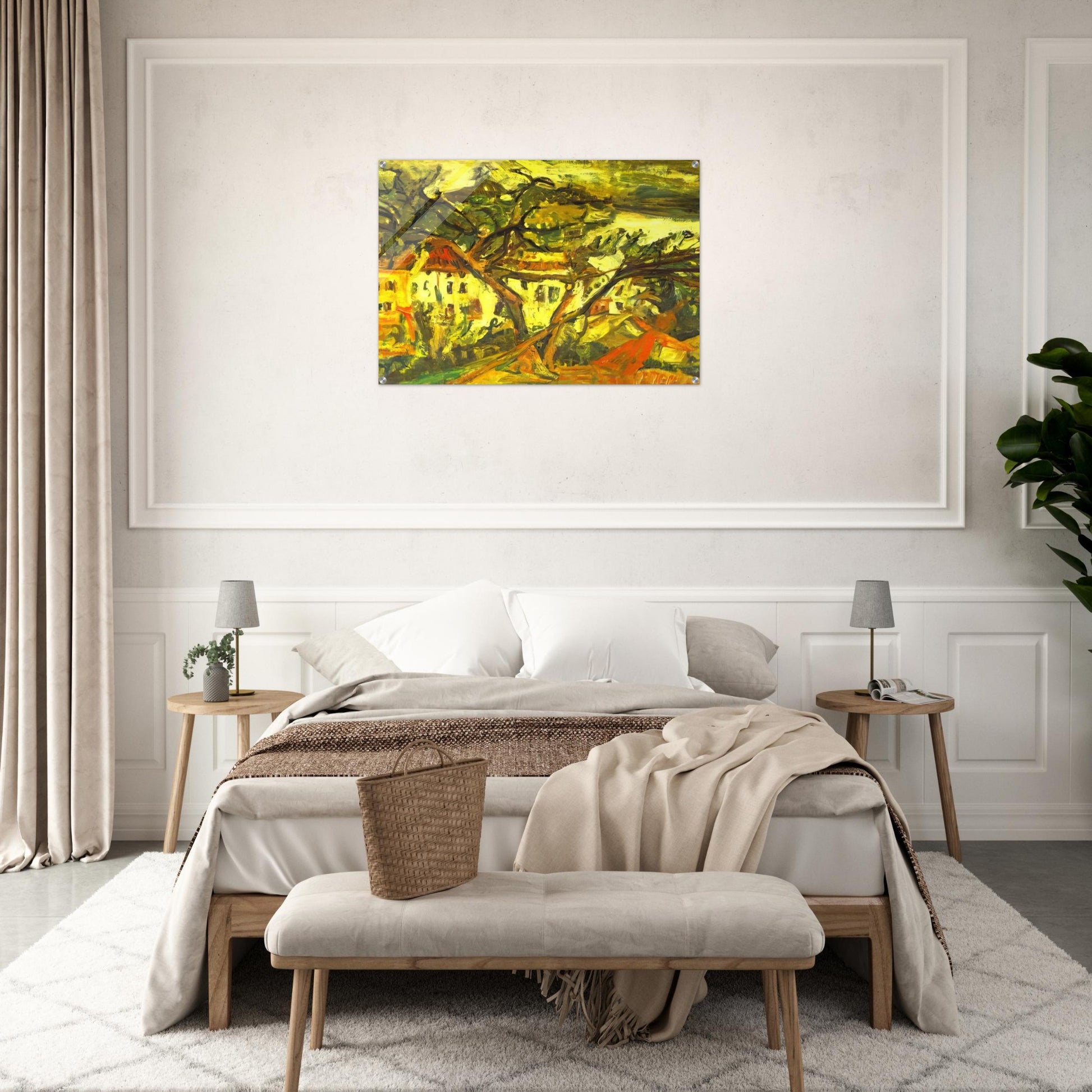 LANDSCAPE OF THE SOUTH OF FRANCE - Chaim Soutine Acrylic Print - 70x100 cm / 28x40″ inches | Chaim Soutine Wall Art | Chaim Soutine Prints