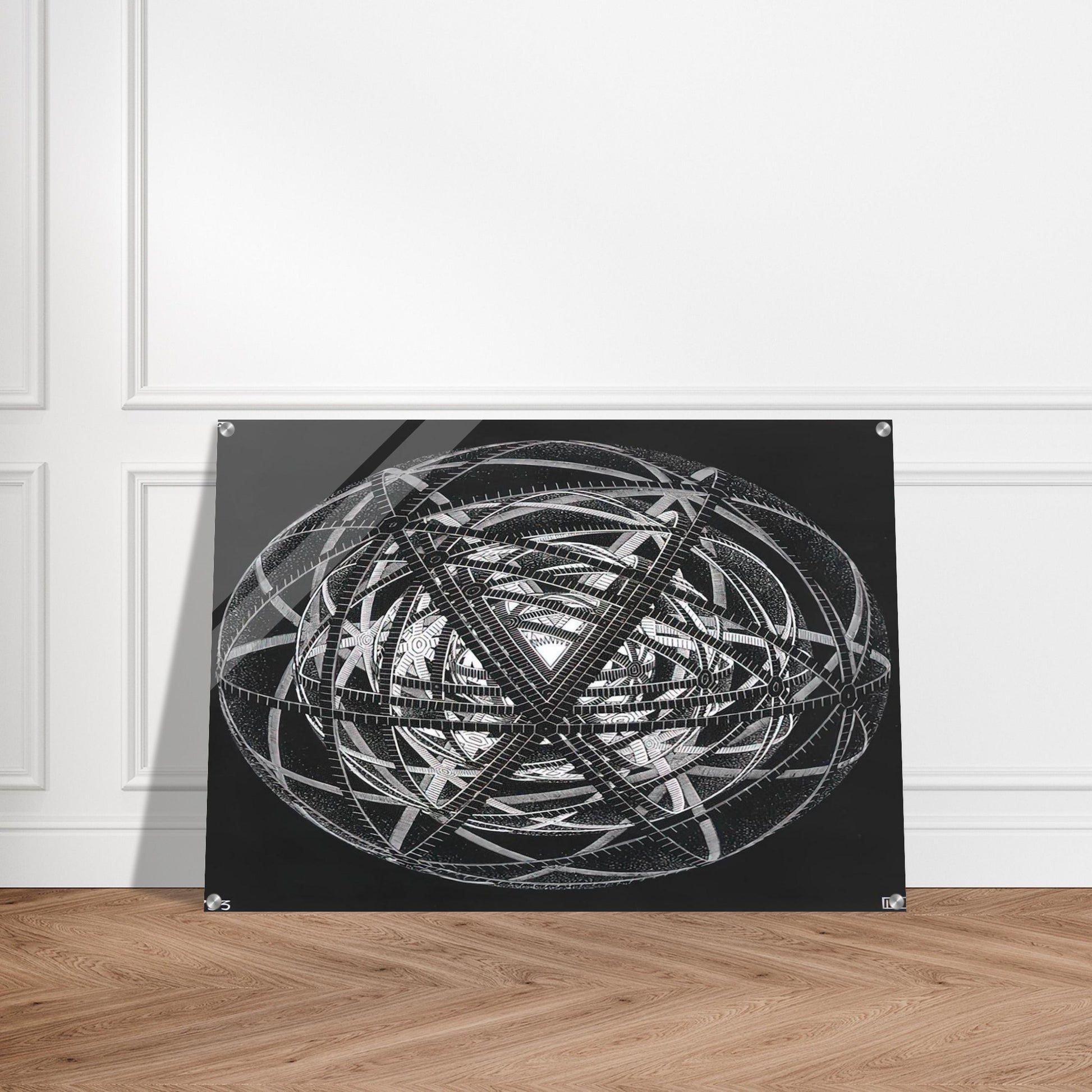 CONCENTRIC RINDS - MC Escher Acrylic Print - 70x100 cm / 28x40″ inches | Maurits Cornelis Escher Prints