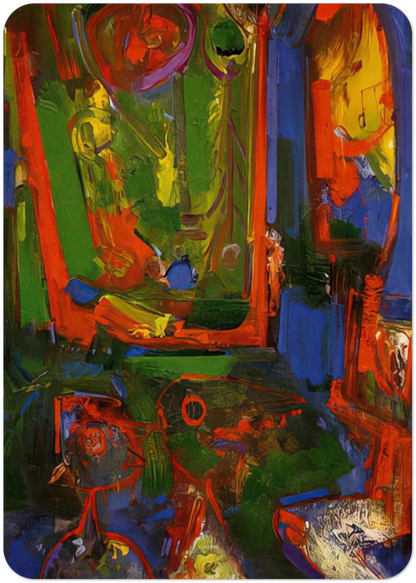 Asklepois By Hans Hofmann Pack of 10 Post Cards | Hans Hofmann Post Cards | A6 (10.5 x 14.8 cm) - 4.1 x 5.8 inches