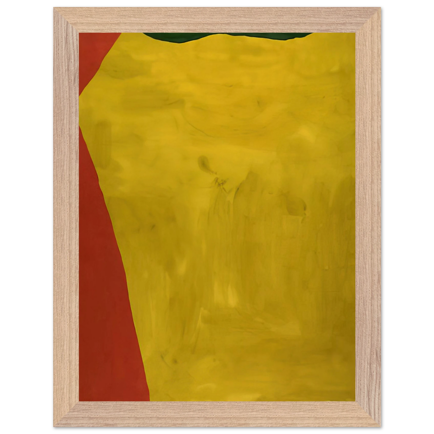 Helen Frankenthaler - Blessing of the Fleet - 1969 Wall art - 30x45 cm / 12x18 inches - Premium Wooden Framed Poster With Fine Art Paper-canvas - White frame