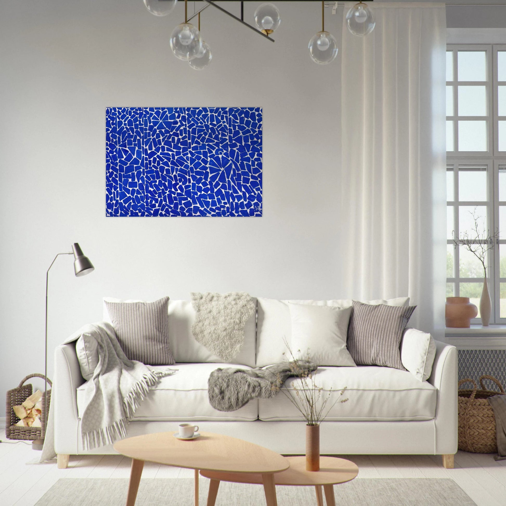 ELYSIAN FIELDS 1973 - Alma Woodsey Thomas Brushed Aluminum Print - 70x100 cm / 28x40 inches | Alma Woodsey Thomas Aluminum Print | Alma Woodsey Thomas Prints