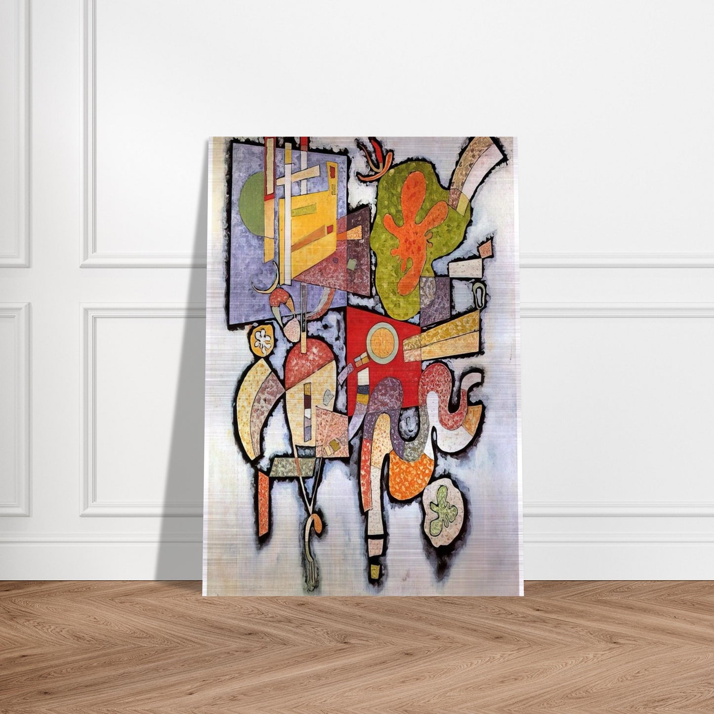 COMPLEX SIMPLE 1939 - Wassily Kandinsky Brushed Aluminum Print - 70x100 cm / 28x40 inches | Wassily Kandinsky Aluminum Print | Wassily Kandinsky Prints