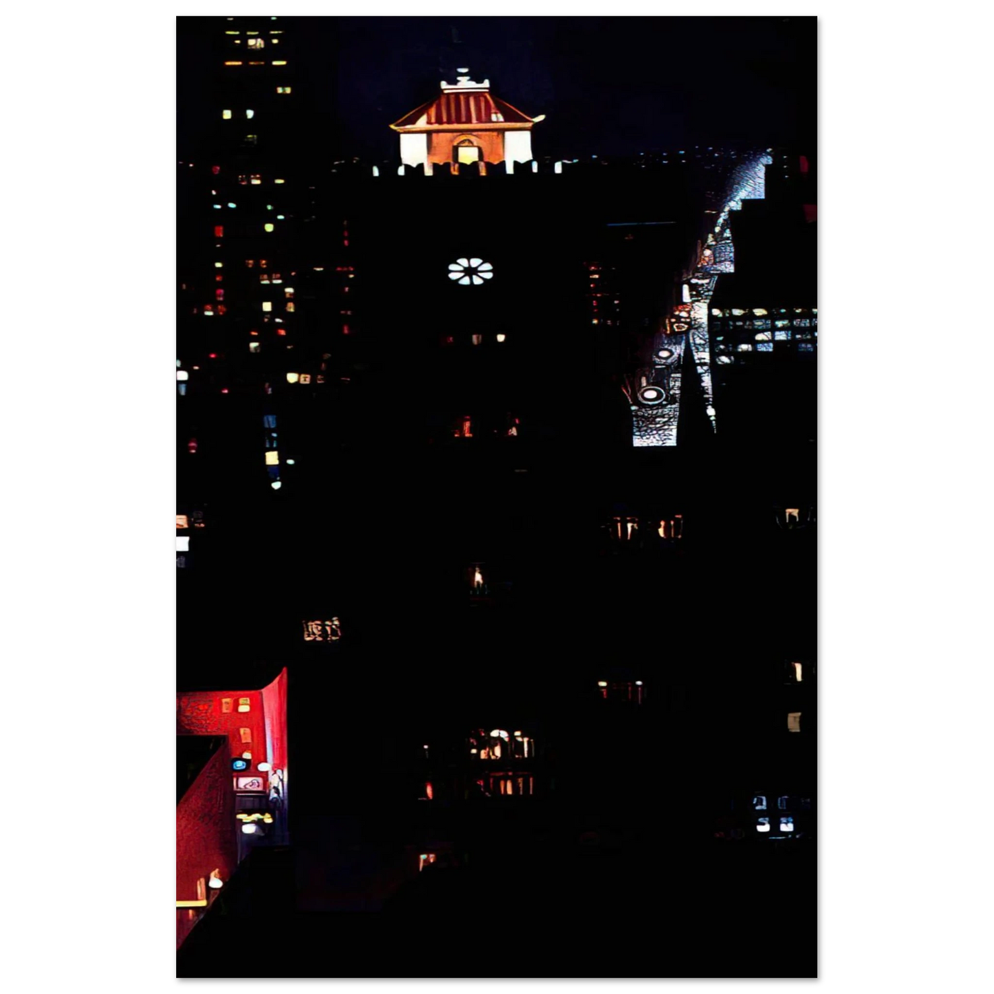 Georgia O'Keeffe - New York Night Fine Art Poster