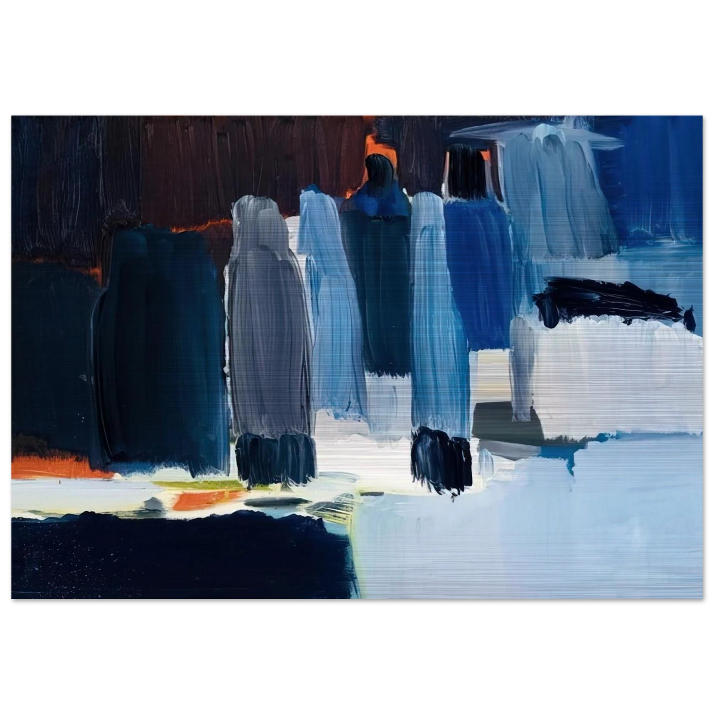 Nature morte - 1955 - Nicolas de Stael Brushed Aluminum Print - 70x100 cm / 28x40 inches | Nicolas de Stael Aluminum Print | Nicolas de Stael Prints