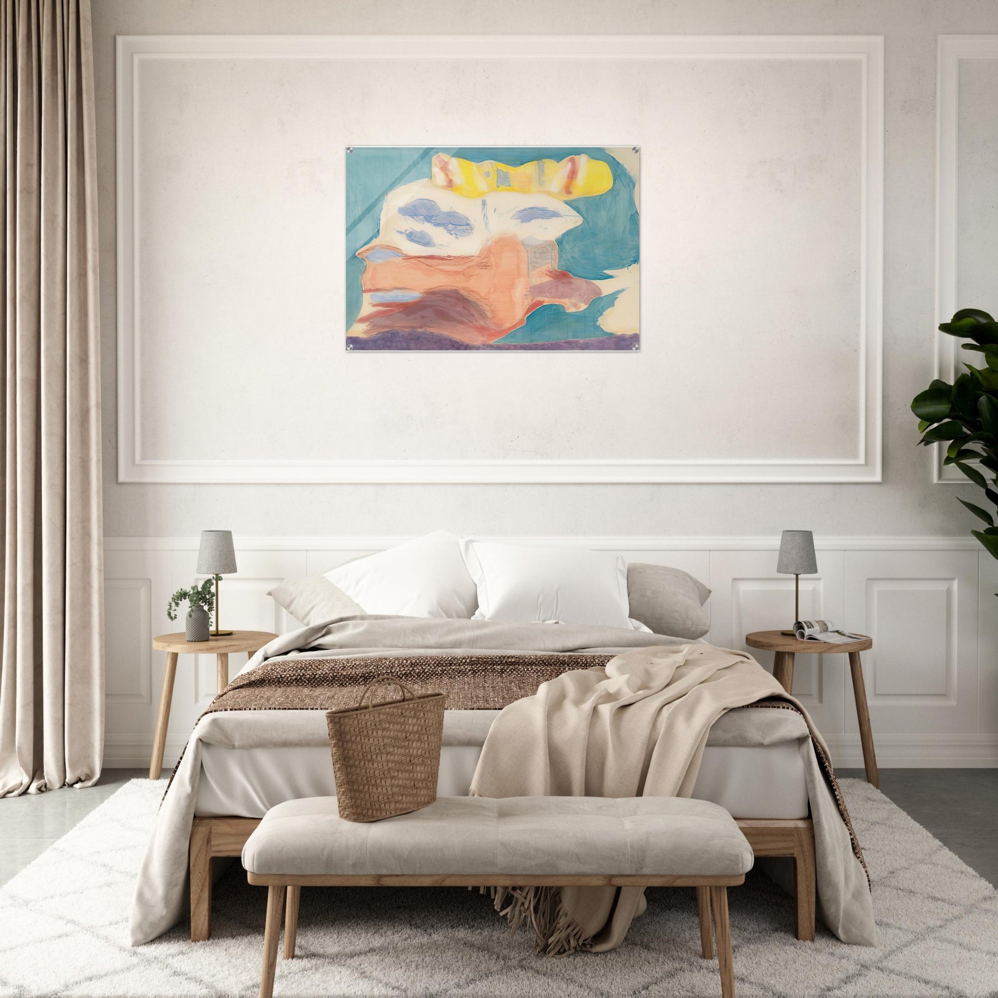 Sea Goddess, 1963- - Helen Frankenthaler Acrylic Print - 70x100 cm / 28x40″ inches