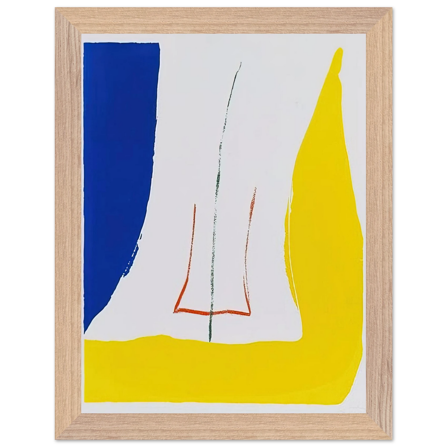 Helen Frankenthaler - Sun Corner - 1968 Wall art - 70x100 cm / 28x40 inches - Fine Art Poster-canvas - -